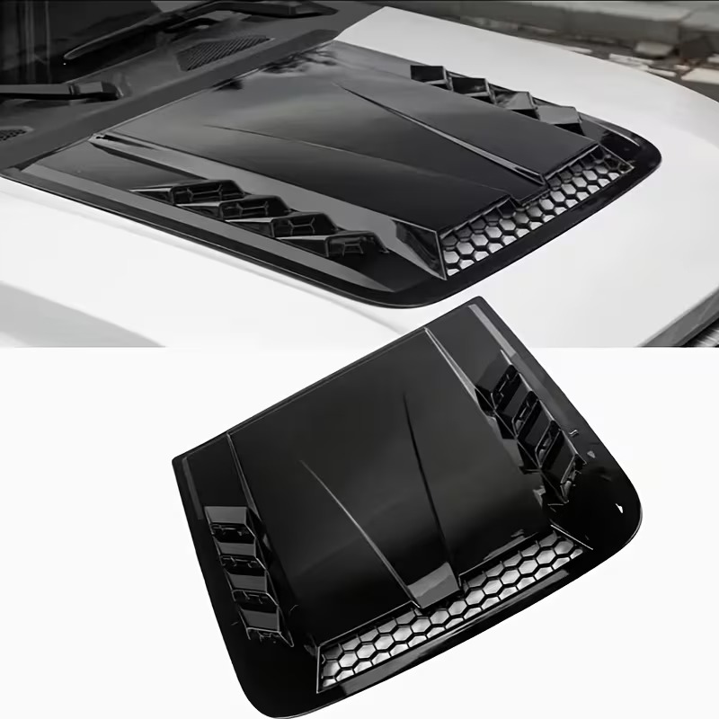 Universal Gloss Black Car Hood Vent Cover